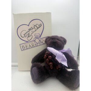 Annette Funicello Limited Edition Teddy Bear Grape Suzette with Box & COA